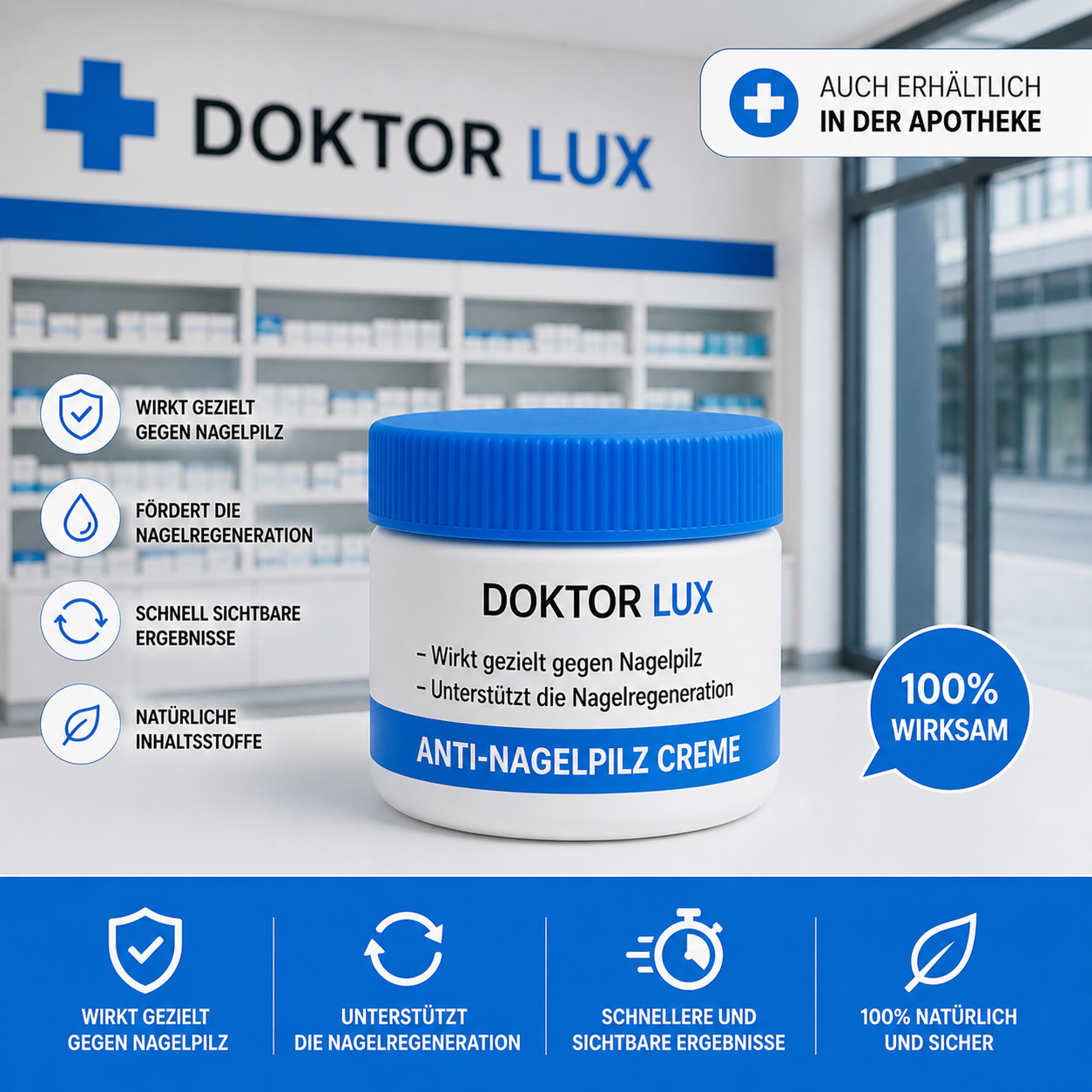 DoctorLux - Antifungale Creme